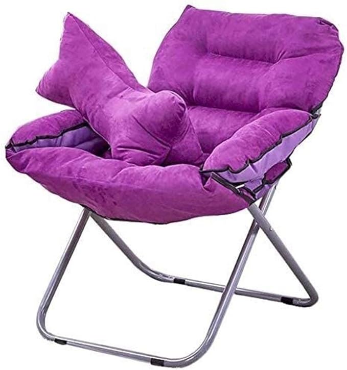 Folding Camping Chair Comfy Sofa Chairs Deck Chairs Lazy Sofa Lounge Chair Armchair Folding Chair Lunch Break Portable Outdoor Fishing Chair Fabric