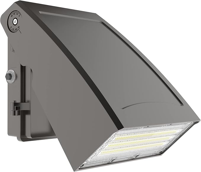 HYPERLITE Wall Pack Led Exterior Light: 100W 13000LM ETL Listed Cut-Off LED Wall Pack Light - IP65 Waterproof Security Light Commercial and Industrial LED Wall Lights for Parking lot Home Yard