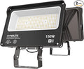 HYPERLITE LED Flood Light 150W 2 Pack 18000LM 5000K Daylight IP65 Waterproof Outdoor Floodlights UL Certified for CourtGardenWarehouse