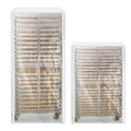 Heavy-Duty Transparent Foodservice Sheet Rack Cover Bakery - 28 x 23 x 61 - Easy Fold &amp Store(28 * 23 * 61in)