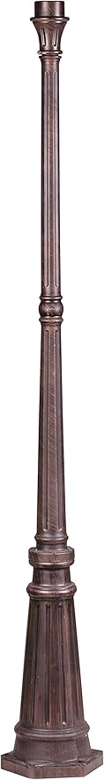 Livex Lighting 7709-58 Outdoor Cast Aluminum Post Imperial Bronze