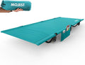 Ultralight Camping Cot for Adults Portable Folding Camping Bed Supports 350 lbs - Lightweight for Travel Camping Hiking Backpacking Mountaineering (Blue)