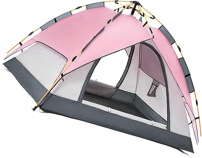 Lightweight Double Layer Camping Tent Ventilated Design with Storage Bag for Backpacking Hiking 2 Person Portable Tent