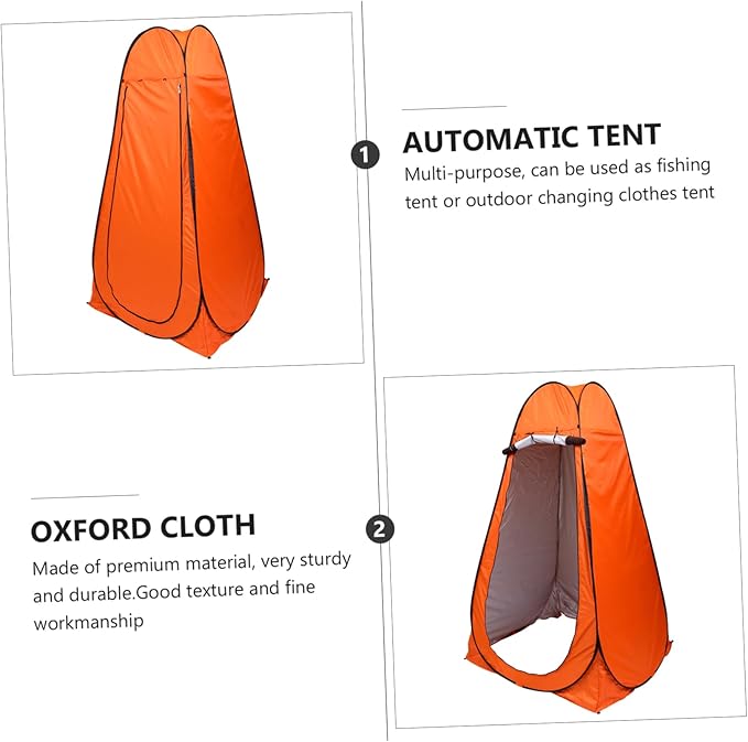 POPETPOP 1Pc Movable Camping Tent Automatic Pop Up Changing Tent for Outdoor Use Portable and Design Premium Durable Material Multi Purpose for Fishing Changing Clothes