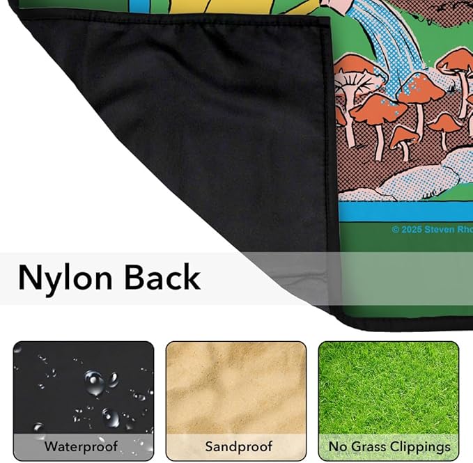LOGOVISION Steven Rhodes Magical Garden Outdoor Blanket for Picnic Beach Camping Park Tailgate 50x60