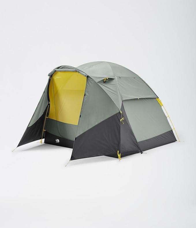 The North Face Tents Wawona 4 Tent - Four-Person Camping Tent Water Repellent Spacious &amp Easy to Set Up Attached Vestibule
