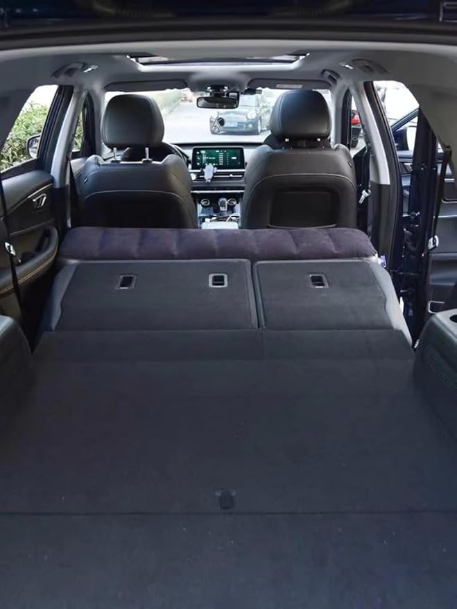 Inflatable Car Air Mattress Back Seat Bed Heightened Back Seat Gap Filler Pad Extender for SUV Camping Sleeping Travel Rest