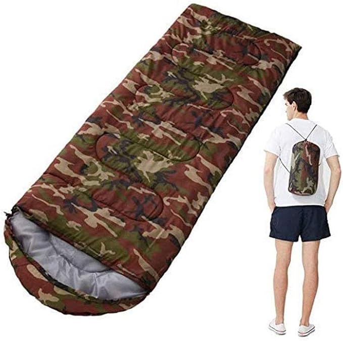 4 Season Warm Envelope Outdoor Camping Sleeping Bag Portable Light Waterproof Adult Travel Hiking Camping Sleeping Bag