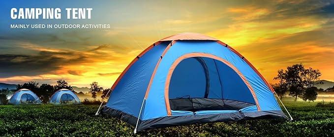 PGM Portable Camping Tent Multi Color