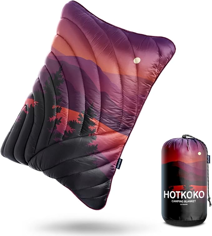 Camping PillowSupportive Compressible Travel Pillow Middle Size Lightweight Camp Pillow with Storage Bag for CampingHikingBackpackingAirplane