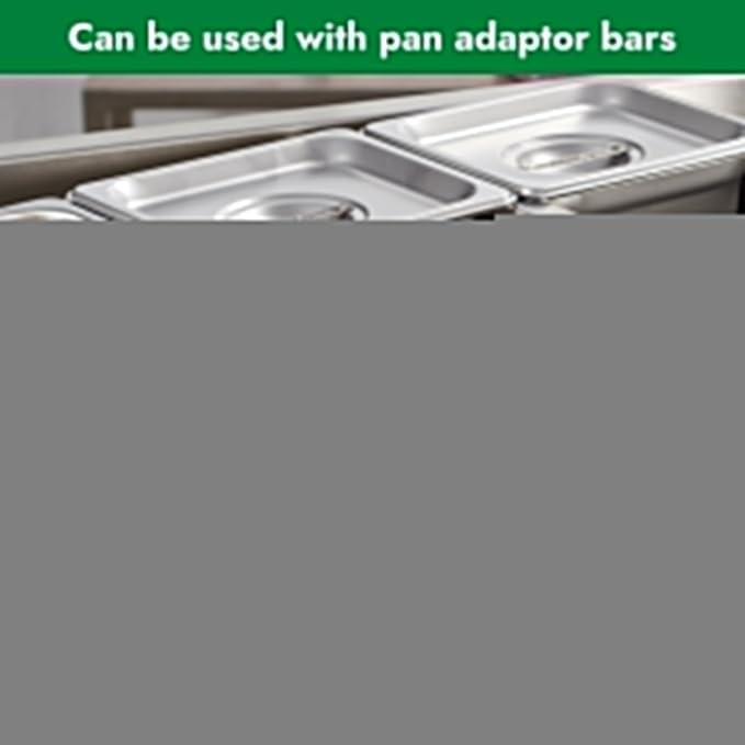 CURTA 6-Inch Deep Spillage Pan Full Size Heavy Duty 18-8 Stainless Steel NSF Listed 21 D x 13 W x 5.91 H 21 Gauge