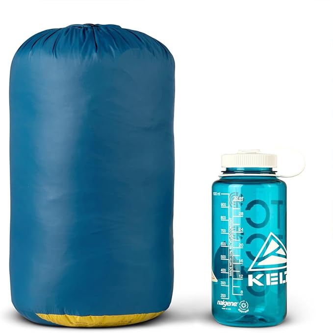 Kelty Cosmic 20 Down Mummy Sleeping Bag for Backpacking Campers 550 Fill Power Recycled Fabrics with PFAS-Free DWR Designed in Sunny Colorado
