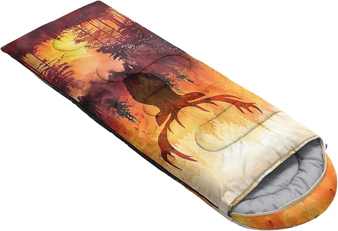 AILONEN Cartoon Car Sleeping BagsLightweight &amp Waterproof3 Season Warm &amp Cool WeatherCute Stars Printed Vehicles Transportation Sleeping Bags for BoysKidsAdults TravellingOutdoors