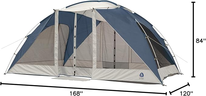 Sierra Designs Magnetic Door 14' x 10' Screenhouse - Blue/Gray