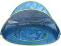 Focket Beach Tent Lightweight Portable Pop Up Sun Shelter Baby Beach Tent with Pool for Outdoor Family (Blue)