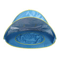 Baby Beach Tent Sun Shade Pop Up Tent with Pool for Outdoor Activities Lightweight and Portable (Blue)