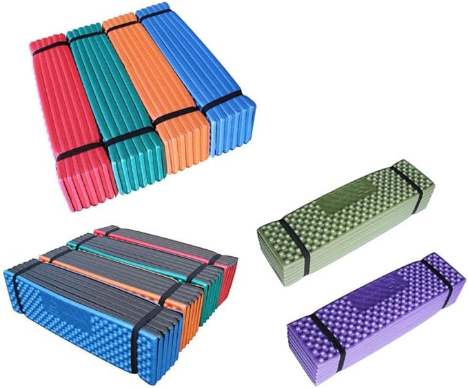 Closed Cell Foam Sleeping Pad Folding Lightweight Camping and Backpacking Sleeping Pad Thermal Moisture-Proof Pad for Camping Hiking Backpacking Car Camping