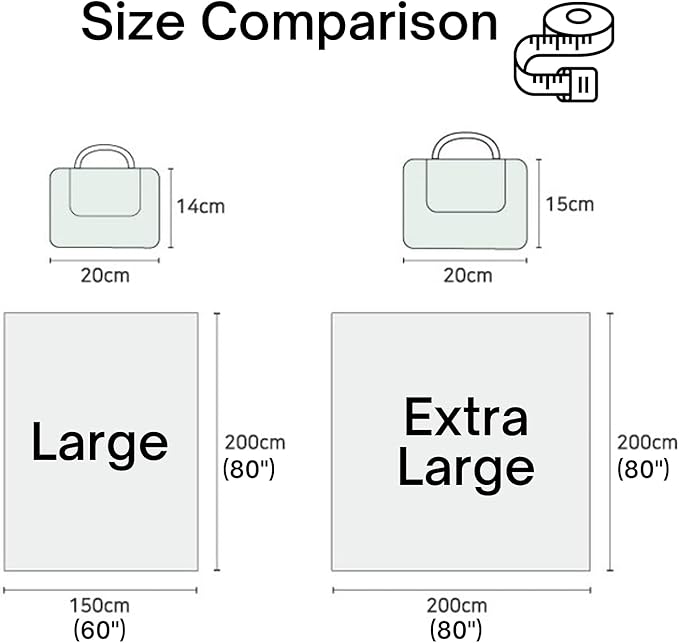 Cute Gingham Picnic Blanket Waterproof Foldable in Large 80x60in and Extra Large 80x80in Portable Compact Beach Blanket Oversized XL Outdoor Mat (Tan X-Large)