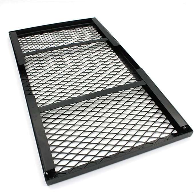 Iron Portable BBQ Mesh Table Outdoor Furniture Camping Picnic Desk Easy Foldable Sturdy Iron Material