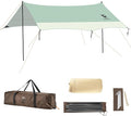 Beach Tent Camping Sun Shelter 13.78 x 14.1ft Easy to Set Up Beach Shade UPF 50+ Waterproof Beach Shade Tent for 10-12 Person Outdoor Tent for Beach Camping Fishing Picnic