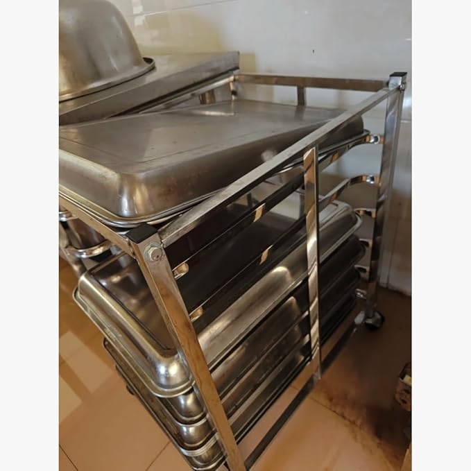 6-Tier Sheet Pan Rack for 16 x 24 Pans Compatible with Electrolux Ovens for Bakery and Restaurant Use