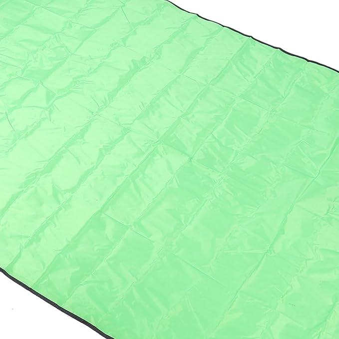 Camping Tent Tarp Water Proof Beach Mat Tent Floor Saver Oxford Cloth Picnic Blanket Sunshade for Outdoor Camping Beach Picnic Family Gathering 240x220cm with Storage Bag (Grass Green)