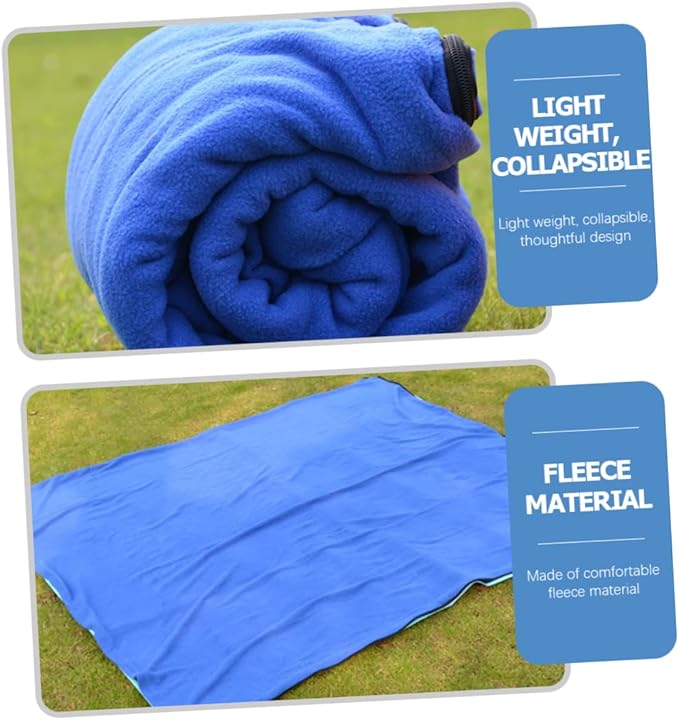 POPETPOP Double Sided Picnic Rest Blanket Breathable Winter Camping Blanket Portable and Moisture Outdoor Accessory for Family Fun and Comfort The Go