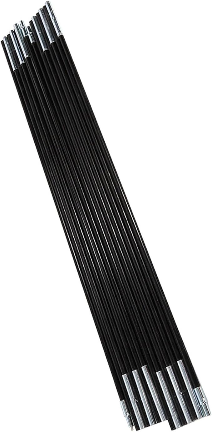 Fibreglass Tent Poles Replacement Camping Double Tent Poles Support Frames Kit 1 Sets Outdoor Camping Folding Fiber Glass Rod for Hiking