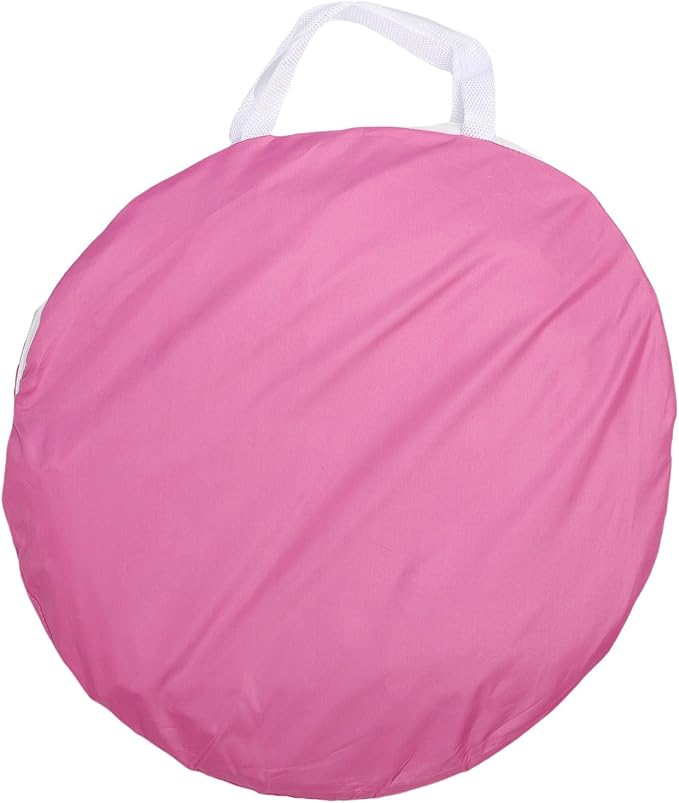 Pop Up Beach Tent Portable Sun Shelter with 50+ Protection and Built in Baby Pool for Infant Toddlers Outdoor Camping Beach Picnic Easy Set Up (Pink)