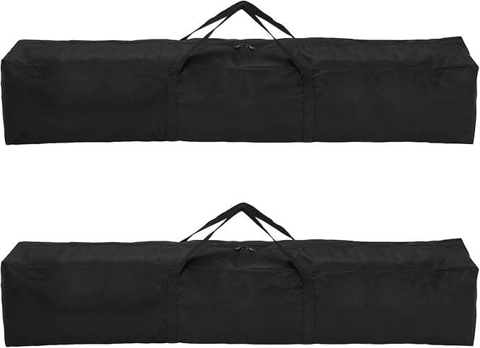 HARFINGTON 2pcs Camping Chair Replacement Bag 43.3 x 7.9 Folding Chair Carry Bag Oxford Cloth Storage Tent Bag with Handle Strap for Travel Outdoor Camping Sports Black