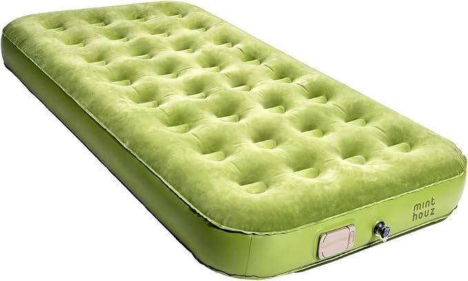 Minthouz Self Inflating Sleeping Pad with Electric Pump One-Click Inflate/Deflate 1-2 Mins 9.8 Ultra-Thick Camping Sleeping Pad for Car Travel Tent