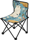 Cute Capybara Portable Camping Chairs Folding Chair - Durable Oxford Fabric Lightweight Iron Frame Easy Fold Design - Ideal for Outdoor Activities Camping Fishing and Travel