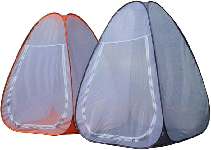 Buddhist Meditation Tent with Mosquito Net Single Person Tent for Outdoor Camping Yoga Meditation Travel Balcony &amp Backyard Free Standing Mesh with Extended Legroom Bug Bivy