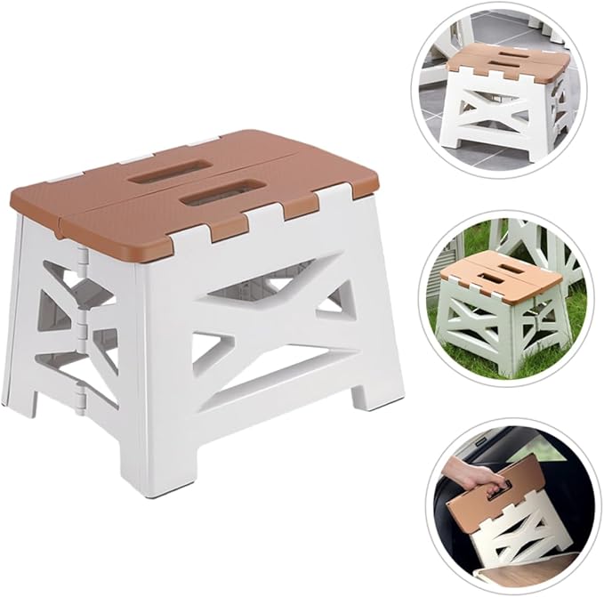 GANAZONO Portable Folding Camping Stool Compact Lightweight Outdoor Seat for Fishing Hiking BBQ Beach Trips Easy to Carry Camp Chair