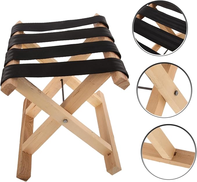 Foldable Camping Stool Portable Stool for Adults Carrying Bag Outdoor Use