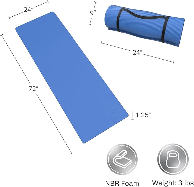 Outdoor Double-Person Thickened Foam Sleeping Pad Set - 1.25-inch Waterproof Style with Straps Essential
