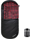 KingCamp Sleeping Bag for Adults Cold Weather &amp Warm Extra Wide Big &amp Tall XL Portable Waterproof Flannel Sleeping Bags Essentials Gear Accessories for Camping Backpacking Hiking Indoor &amp