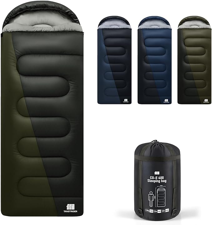 Sleeping Bags for Adults Cold Weather &amp WarmBackpacking Camping Sleeping Bag for Tall Girls BoysLightweightCompactWaterproof Camping Gear for TravelingHikingHotelOutdoor &amp Indoor