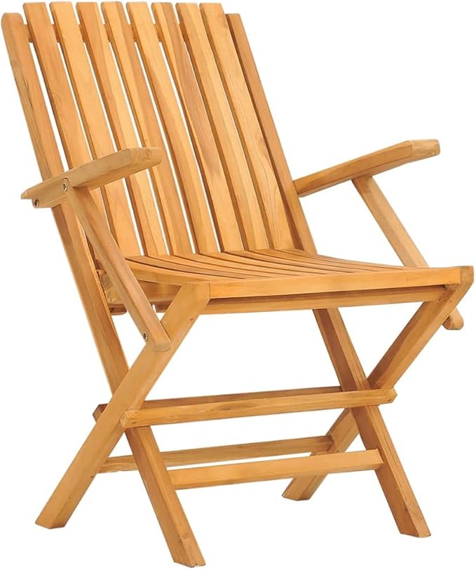 Kitchen Table Chairs Patio Chairs Chairs for Dining Table Dining chairsFolding Patio Chairs 8 pcs 24x26.4x35.4 Solid Wood TeakSuitable for Gardens courtyards