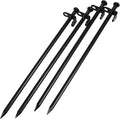 4Pcs Sturdy Metal Garden Stakes Tarp Stakes for Ground for Anchoring Tents Canopies and Landscaping Lightweight and Easy to Use Planting Tools