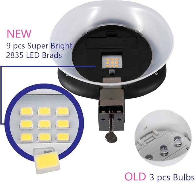 Solar Gutter Lights Outdoor 9 LED Super Bright Waterproof Wireless Security for Garden Wall Yard Deck