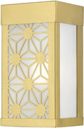 Livex Lighting 24321-32 Berkeley Outdoor ADA Small Sconce Satin Gold
