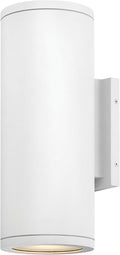 Hinkley Silo Large Up/Down Light Wall Sconce Textured White