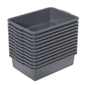 13 L Plastic Commercial Bus Tubs Plastic Commercial Wash Basins 12 Packs