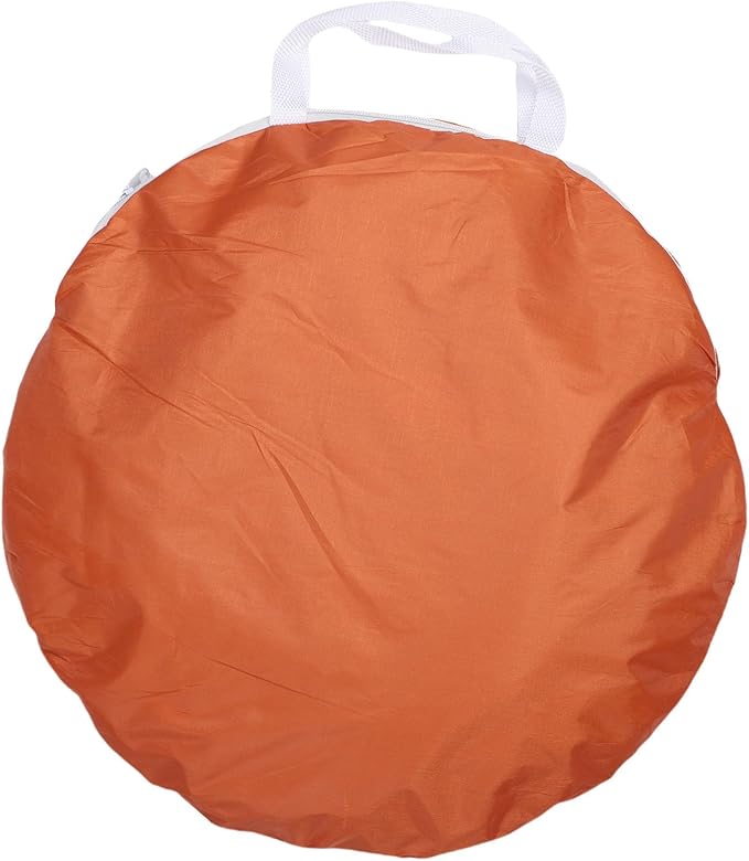 Beach Tent Sun Shelter Sun Proof Wind Proof Portable Baby Beach Beach with Pool Storage Bags Shade Canopy for Outdoor (Orange)