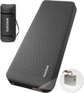 Self Inflating Sleeping Pad with Electric Pump 4 Thick Ultralight Memory Foam Camping Mattress Telescopic &amp Compact Fast Inflate Insulated Camping Air Mats for Car Travel/Tent/Cot Grey