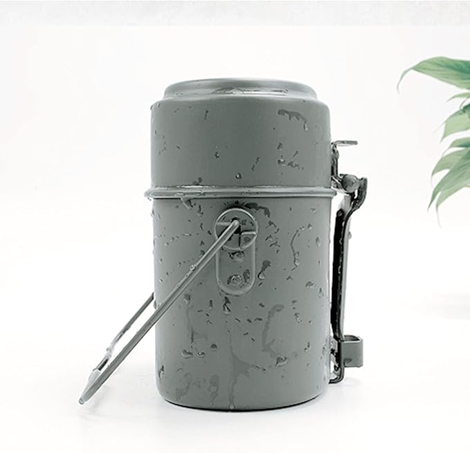 Military Mess Tin Multifunction Proper Size Aluminium Alloy Portable Military Lunch Box for Outdoor Camping