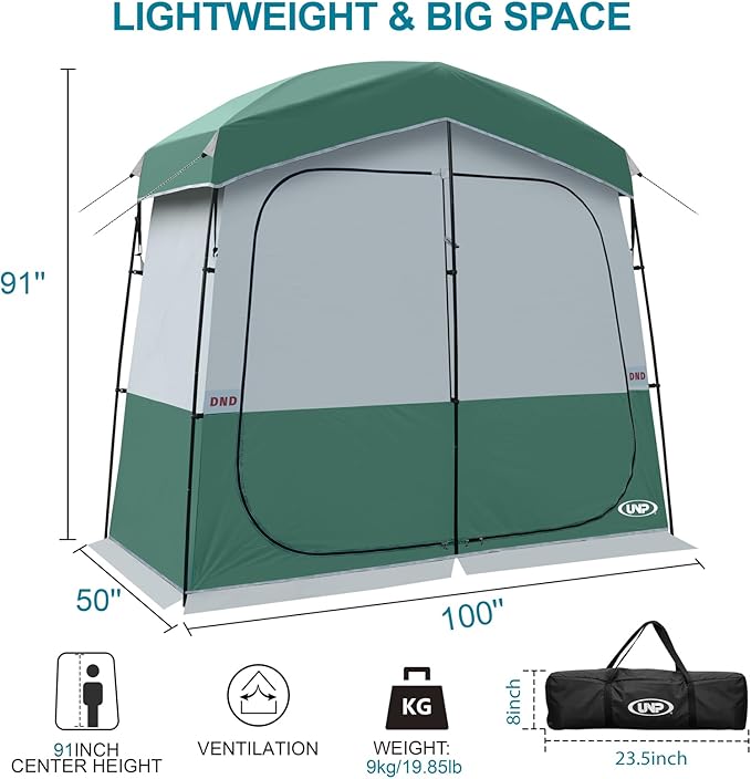 Shower Tent Outdoor Camping Privacy Shelter-Dressing Changing Room-Portable Toilet Tent for Hiking Sun Shelter Picnic Fishing