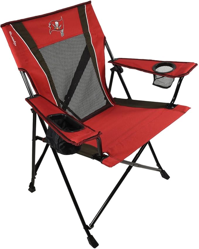Kijaro Sports Fan Folding Chair 26 L x 35.5 W x 37 H Tampa Bay Buccaneers