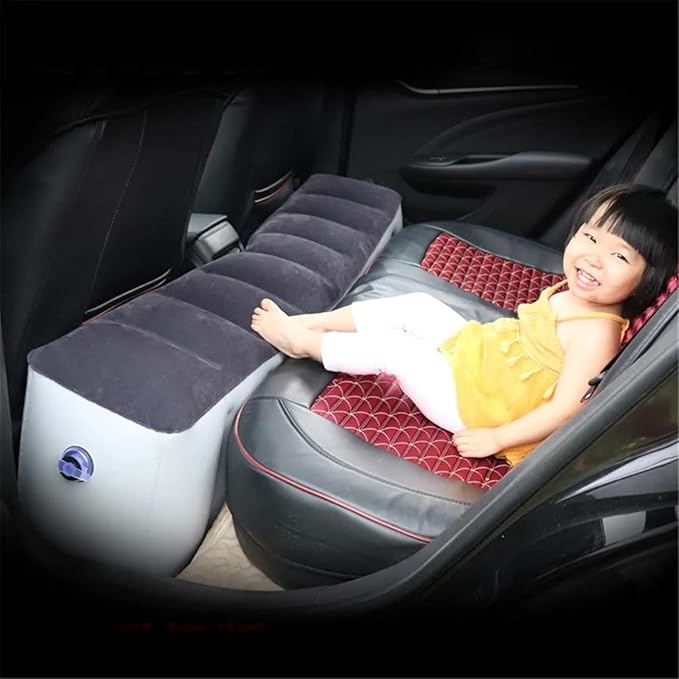 Inflatable Mattress Car Camping Mat Portable Air Bed Car Gap Filling Mat Car Travel Sleeping Mat